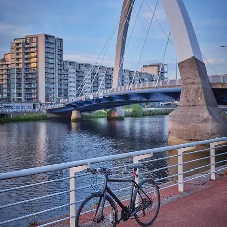 Glasgow, Finnieston Luxury 2 Bed With Parking, E-Check In, Hi-Fi Exterior foto